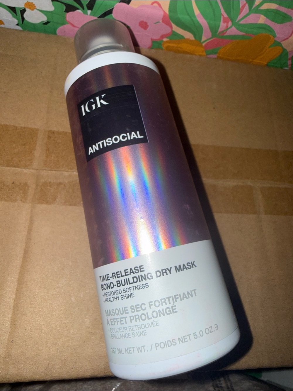IGK Antisocial Bond-Building Dry Mask | Time-Release Repair + Shine | NIB